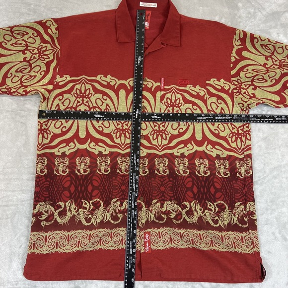 Vintage Ecko Unltd Shirt Mens XL 90s Button Up Streetwear Skater Scorpion Y2K - Picture 5 of 8